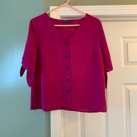 Apt. 9 Tops - Apt 9 Magenta Blouse